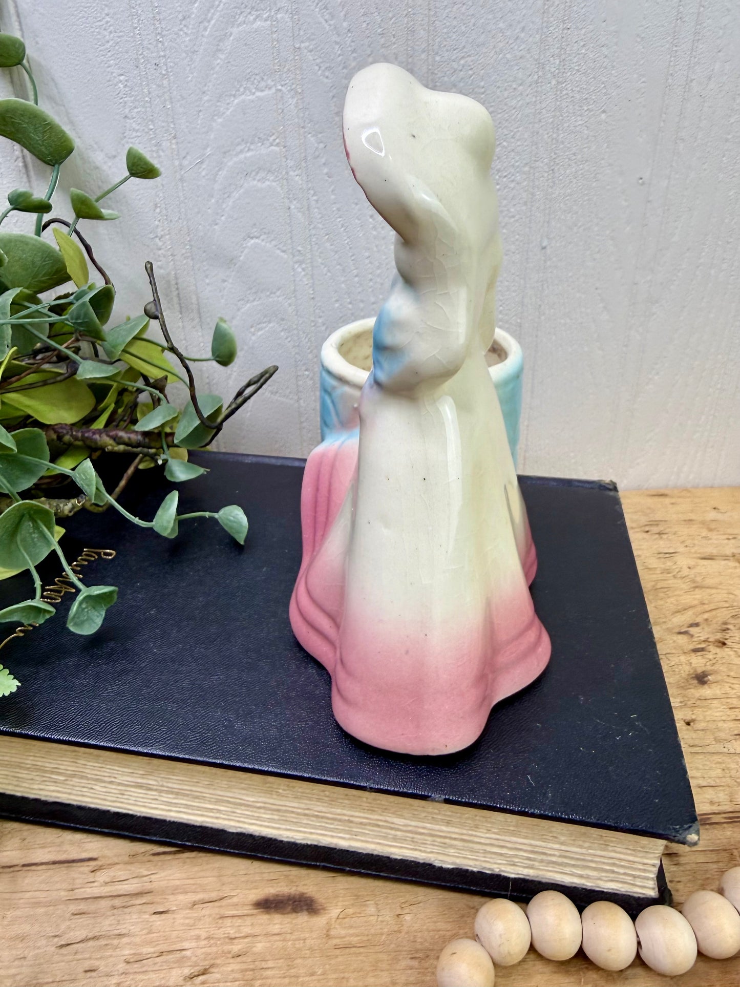 Vintage 1940’s Southern Belle with Wishing Well Planter