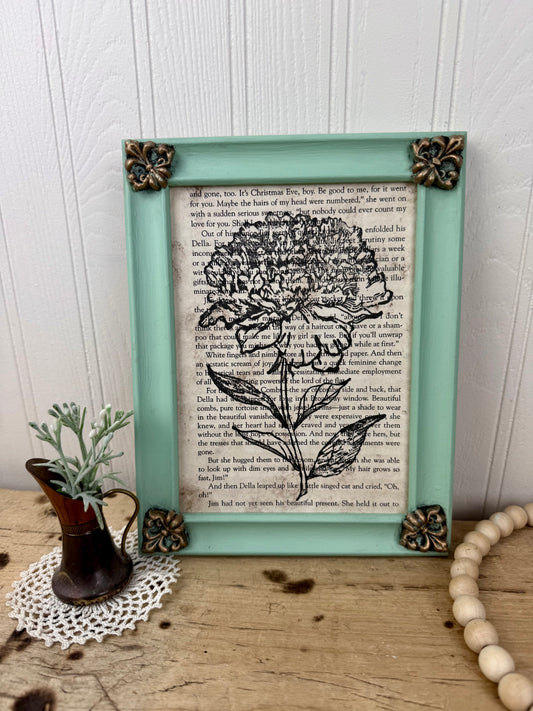 Handmade Floral Wall Art