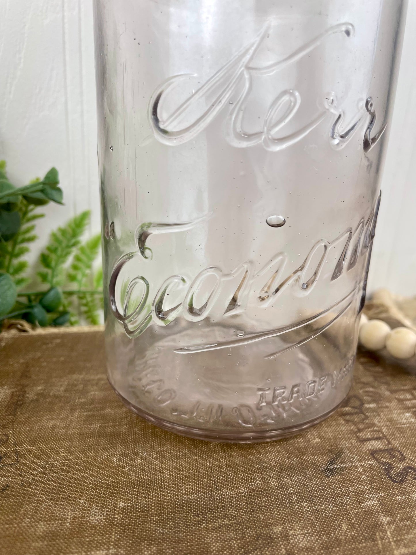 Antique Early 1900’s Kerr Economy Glass Jar