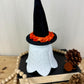 Handmade Light Shade Ghost with Black Hat