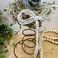 Handmade Rustic Bed Spring Nest with Light Blue Egg