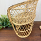 Vintage Miniature Peacock Wicker Loveseat