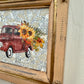 Handmade Fall Truck Framed Wall Art