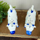 Vintage Enesco Delft-Style Porcelain Cow Salt and Pepper Shakers