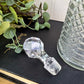 Vintage Diamond Patterned Crystal Decanter