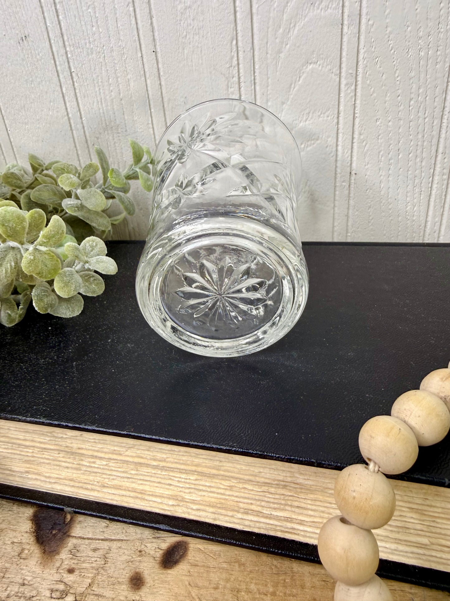 Vintage Anchor Hocking Prescut Juice Glass