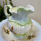 Vintage Handmade Ceramic Small Pitcher & Bowl Set