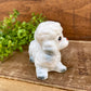 Vintage Porcelain Poodle Figurine