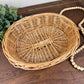 Vintage Wicker Oval Basket