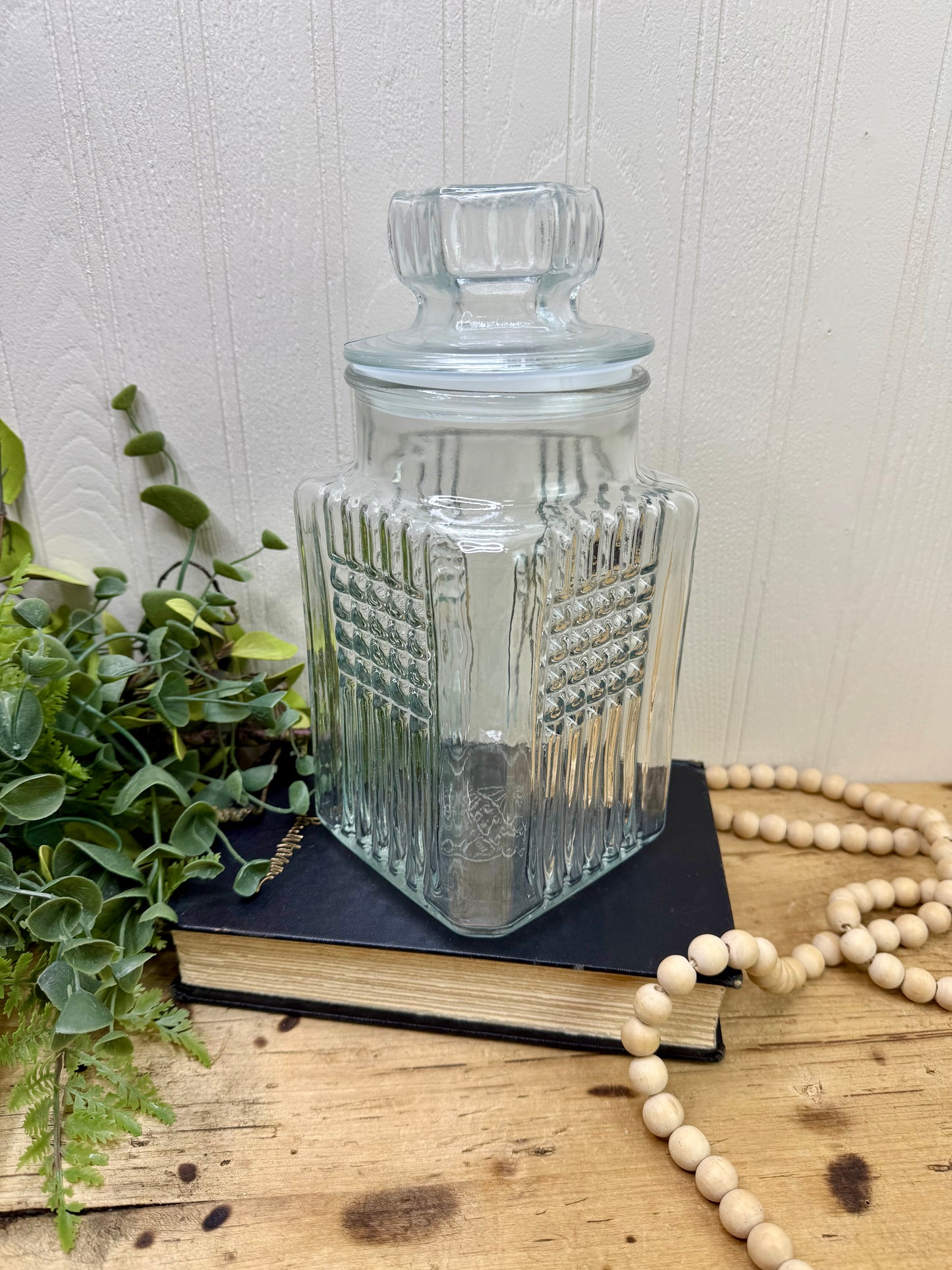 Vintage Koeze’s Glass Canister Jar
