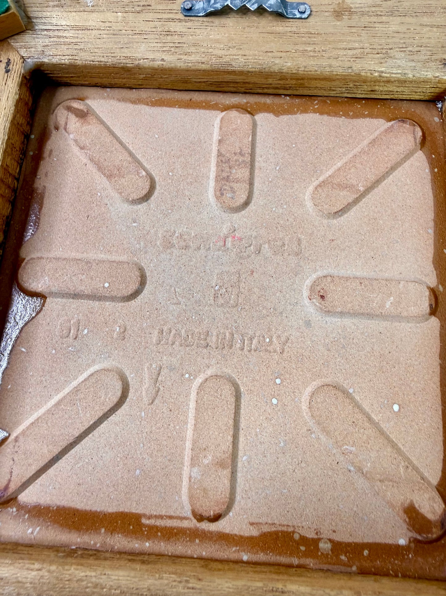 Vintage Italian Semigres Ceramic Tile Trivet