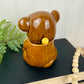 Vintage 1980’s Ceramic Bear Honey Pot with Dipper