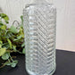 Vintage Diamond Patterned Crystal Decanter