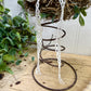 Handmade Rustic Bed Spring Nest with Pastel Pink Egg