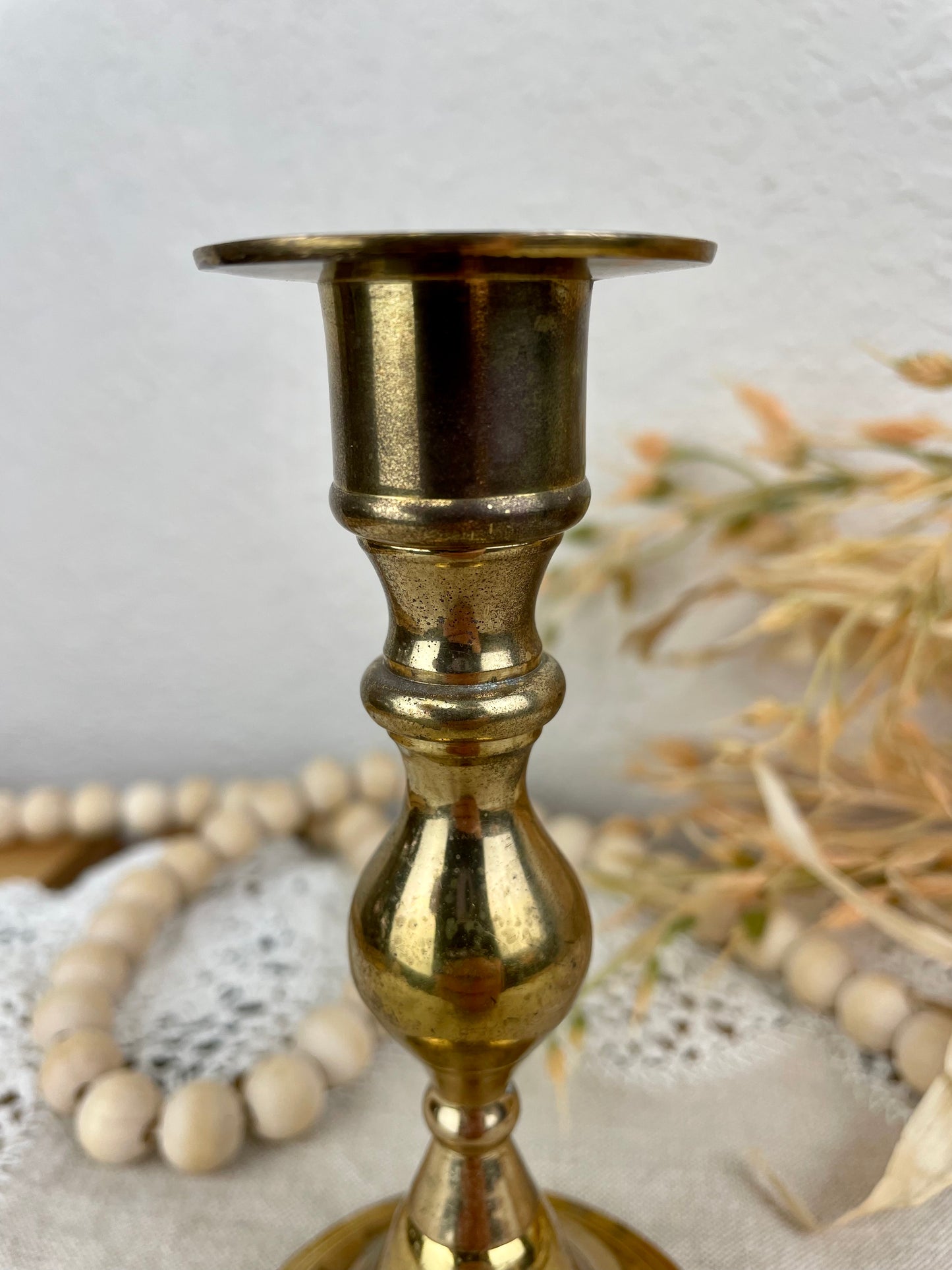 Vintage Medium Sized Brass Candlestick