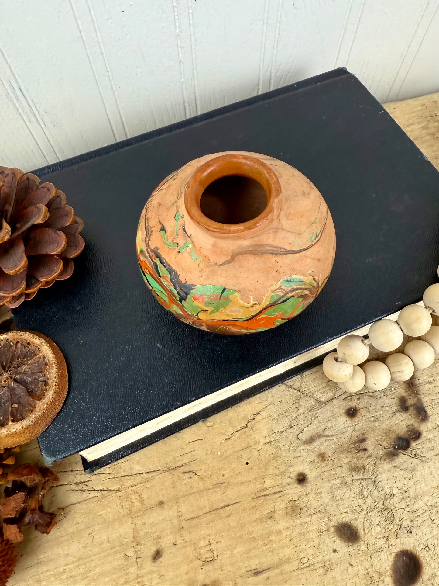 Vintage Nemadji Pottery Mini Vase