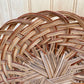 Vintage Hand Woven Oval Basket