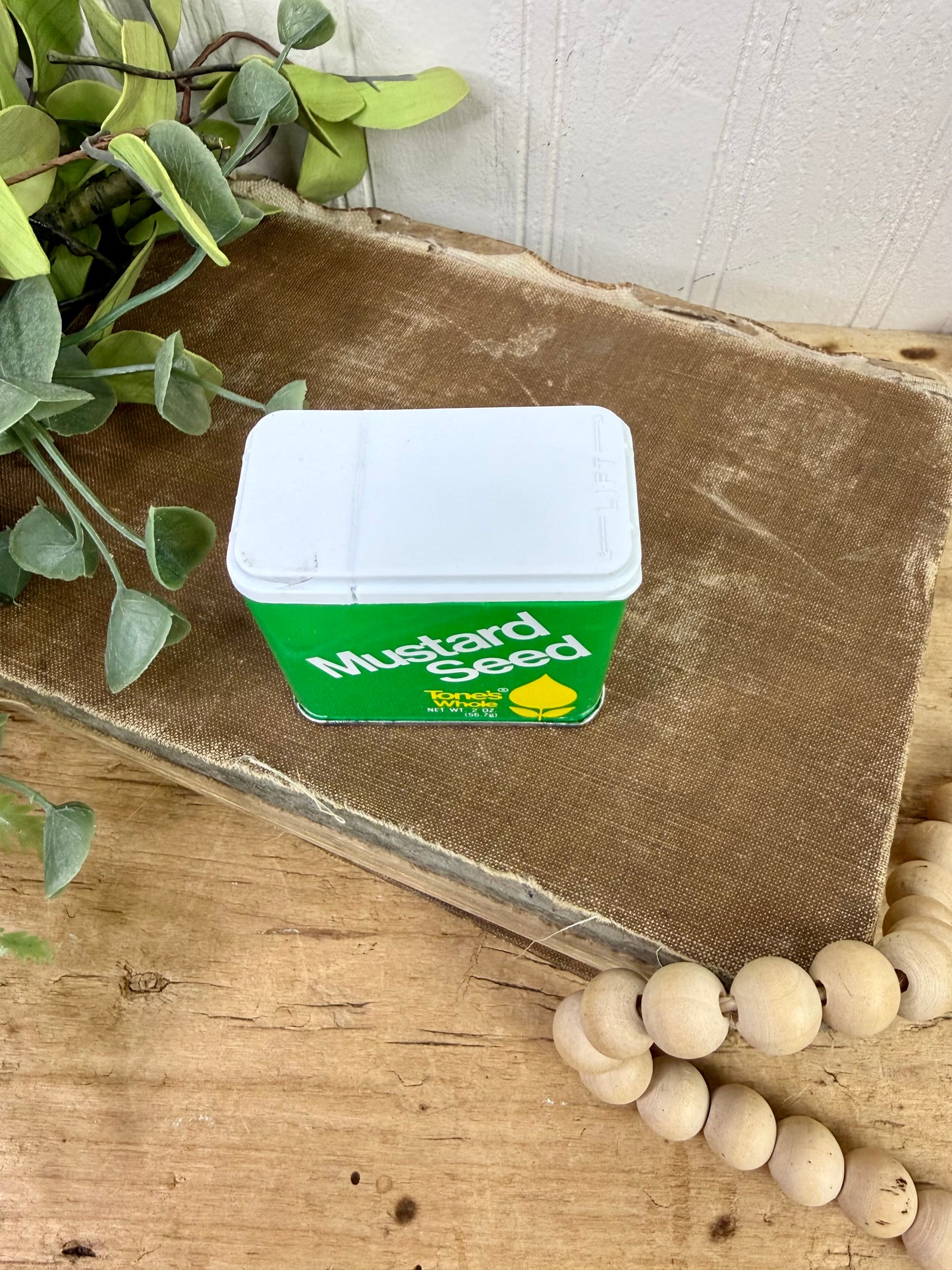 Vintage Tone's Whole Mustard Seed Tin