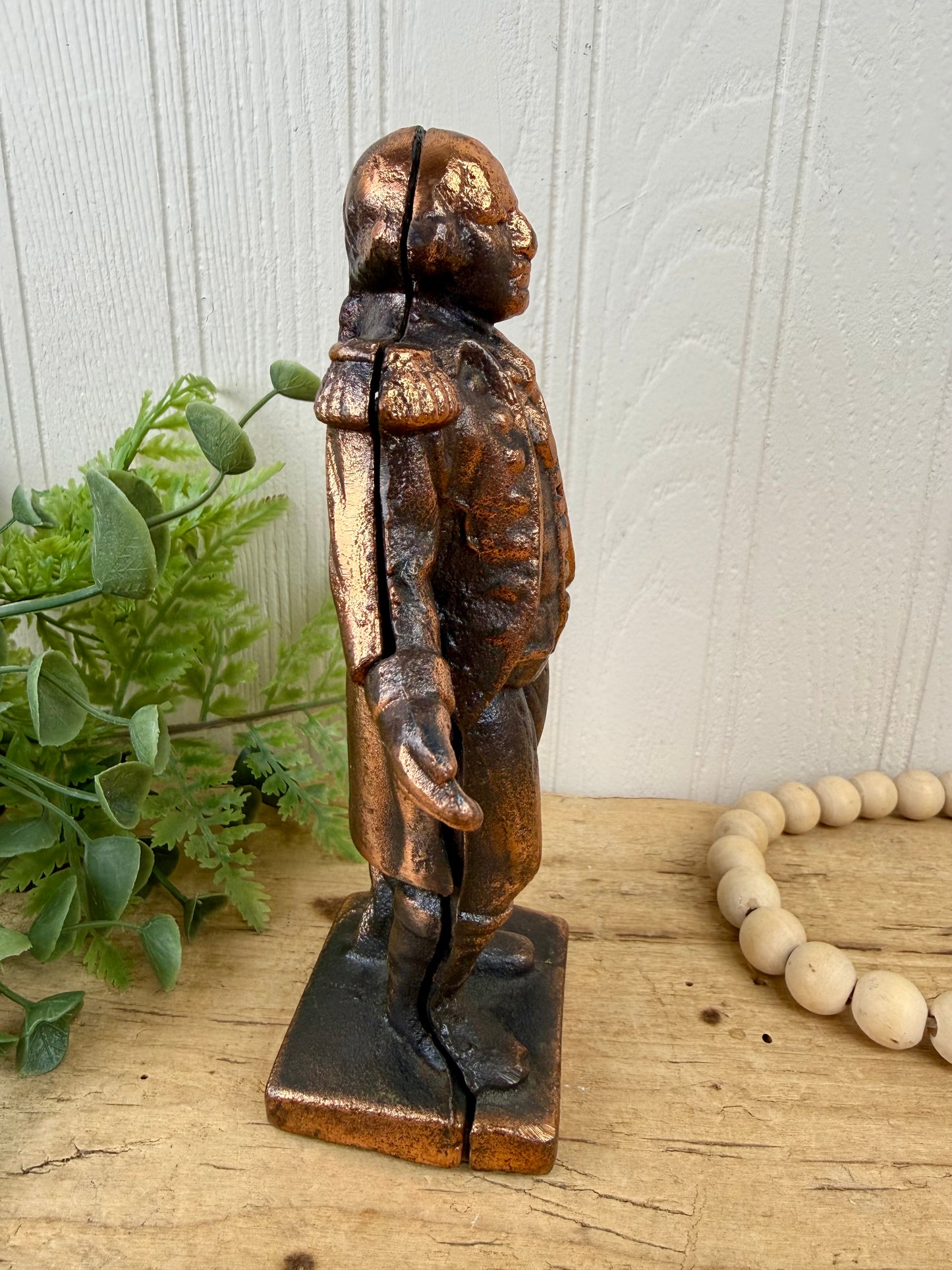 Vintage Cast Iron George Washington Coin Bank