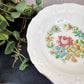 Vintage Canonsburg Pottery Cross-stitch Floral Dessert Bowl