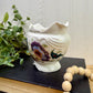 Vintage Porcelain Planter with Hand Painted Florals