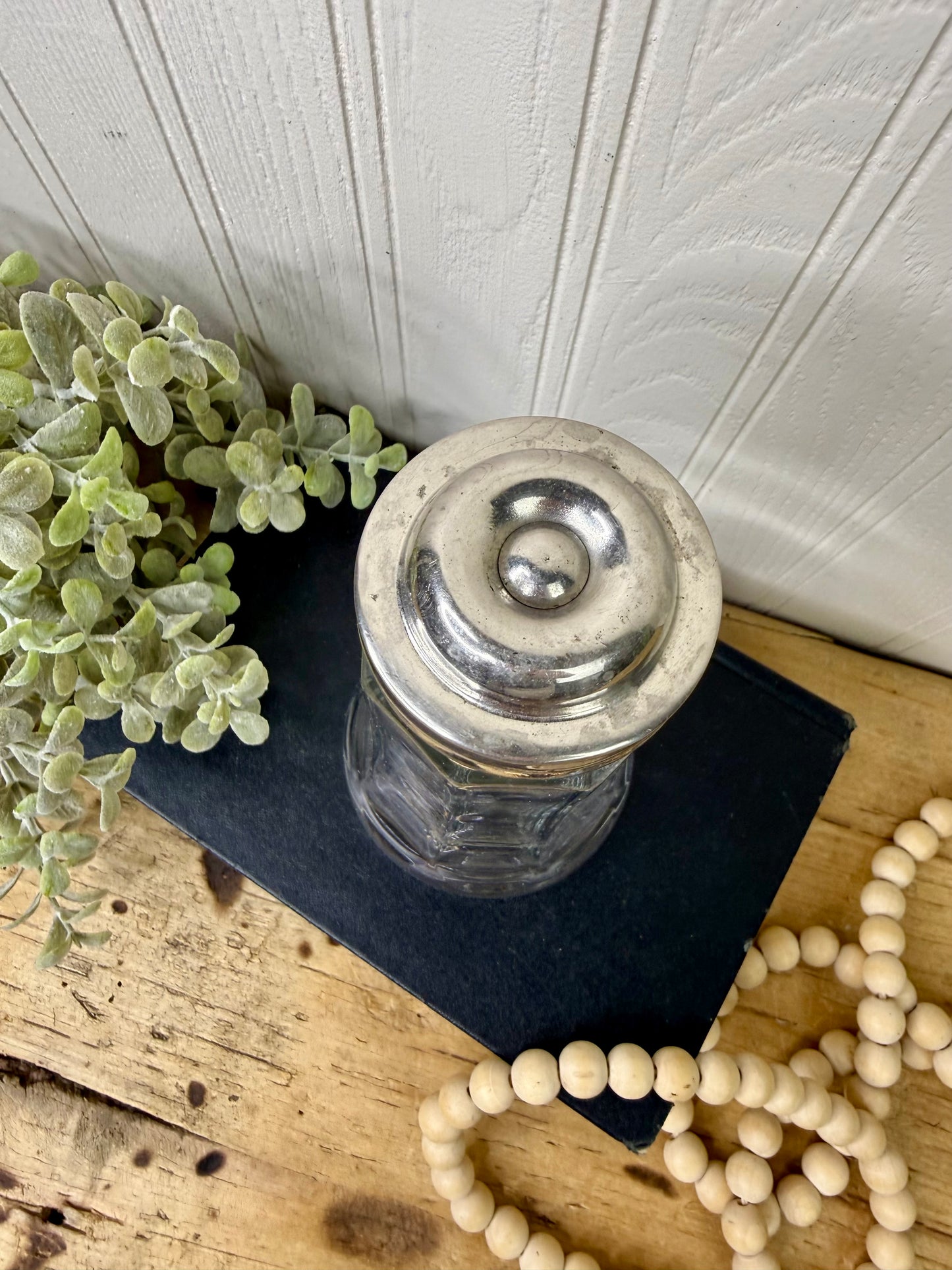 Vintage Spengler-Loomis Glass Sugar Dispenser
