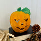 Vintage Ceramic Pumpkin Candle Lantern