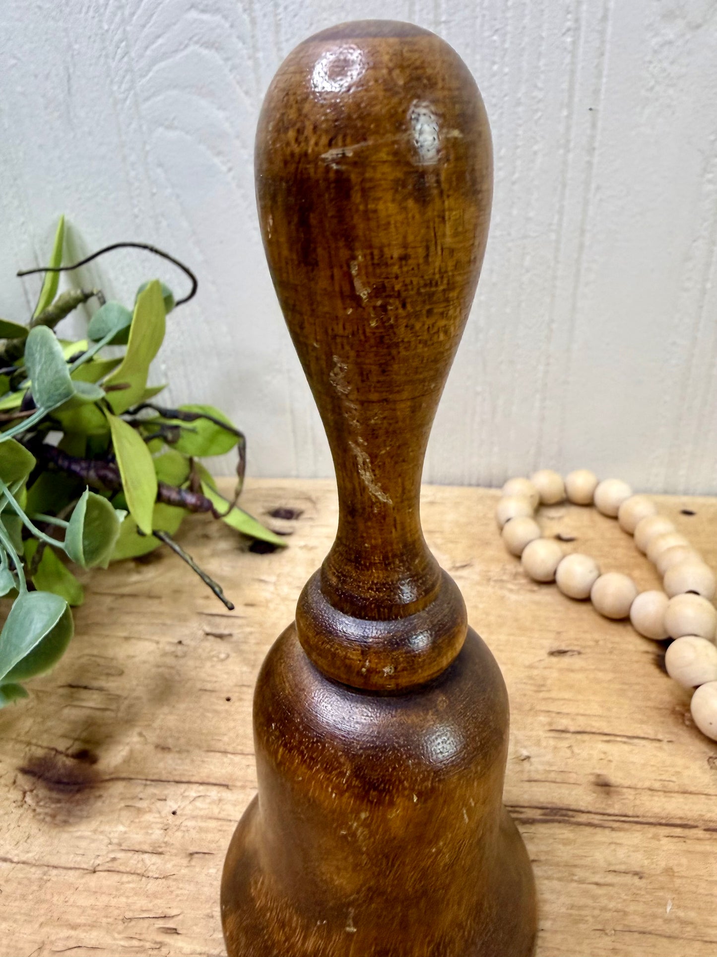 Vintage V.G. Wood Desk Teacher Bell