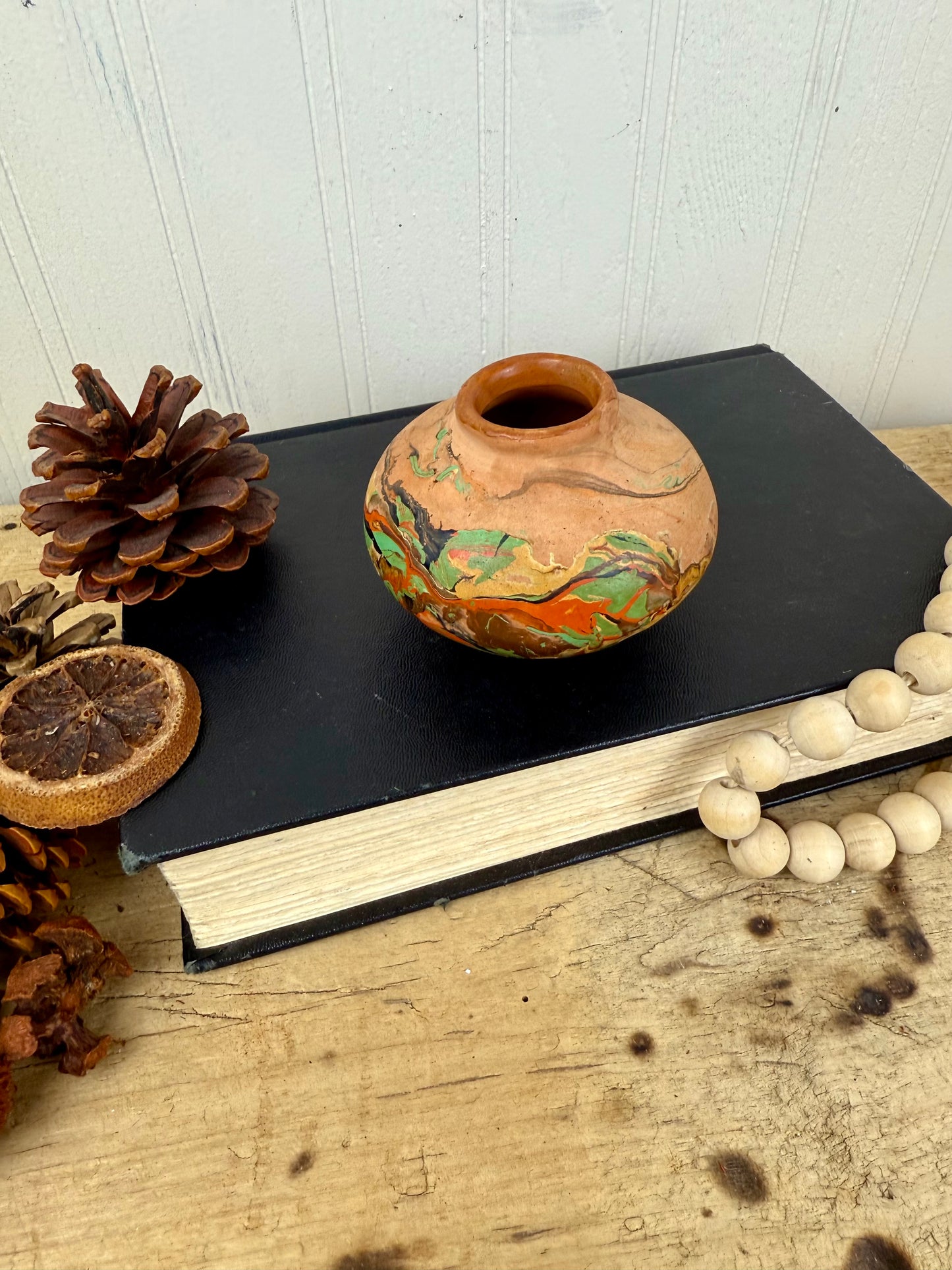 Vintage Nemadji Pottery Mini Vase