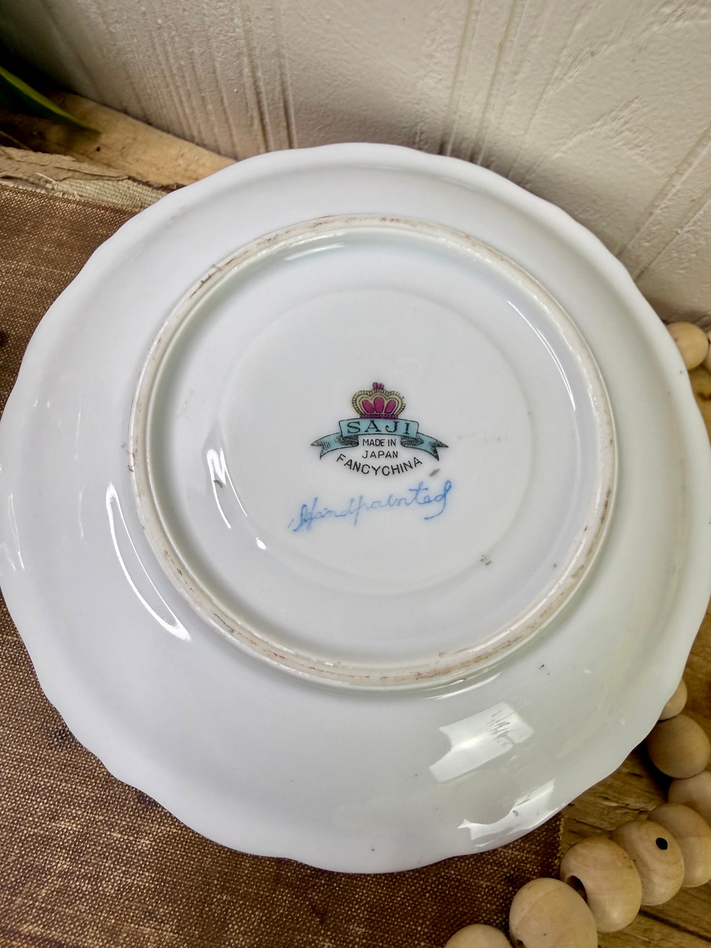Vintage Norcrest Hand Painted Fine China Teacup & Saucer