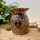 Vintage Copper Toned Pineapple Souvenir Toothpick Holder