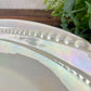 Vintage USA Pottery Pearlescent Platter