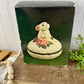 Vintage Avon Bunny Ceramic Trinket Box