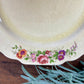 Set of Vintage Lido China Canarytone Floral Plates