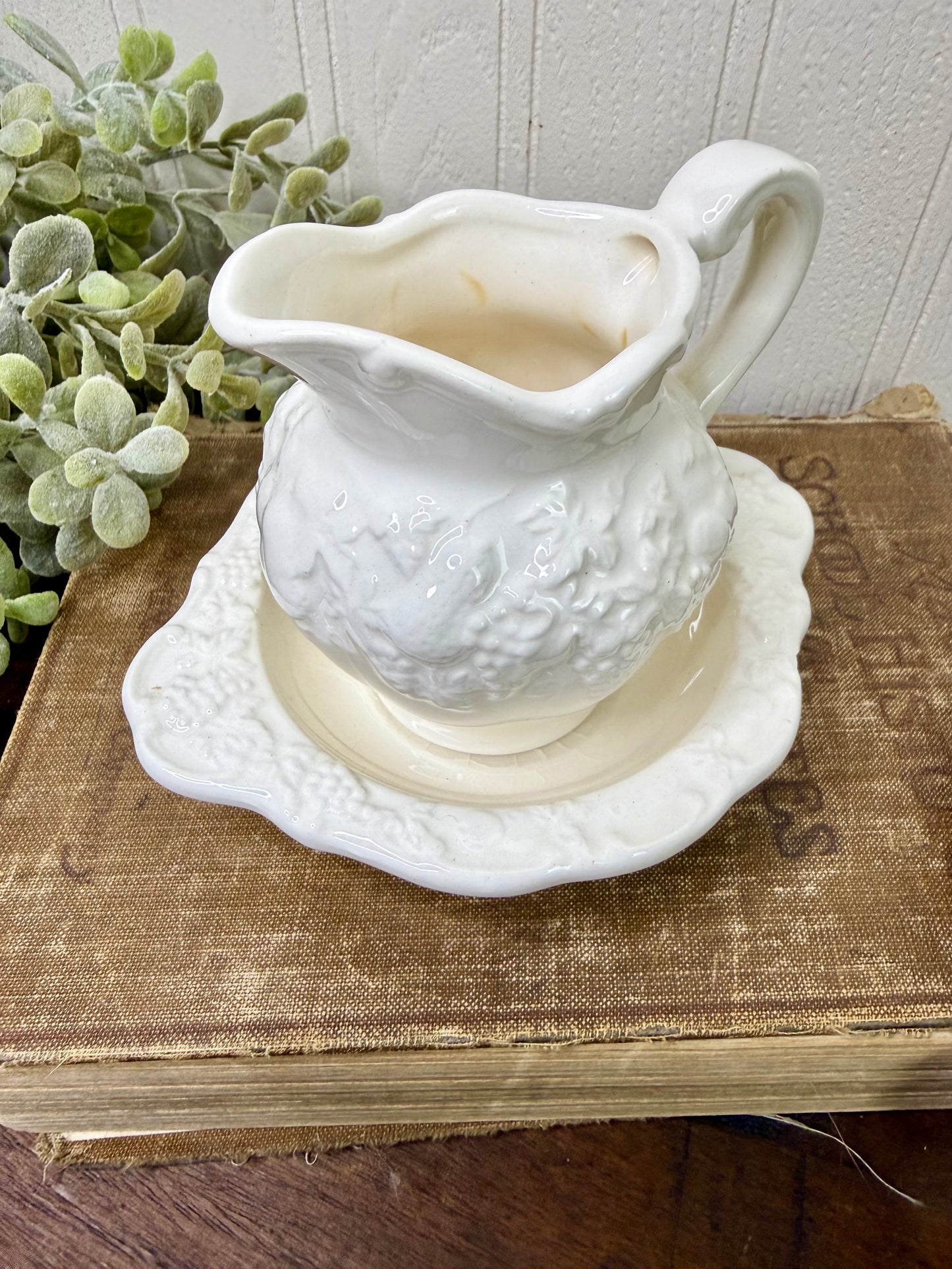 Vintage Lefton China Mini Pitcher and Bowl Basin