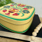 Vintage Folk Art Cookie Tin