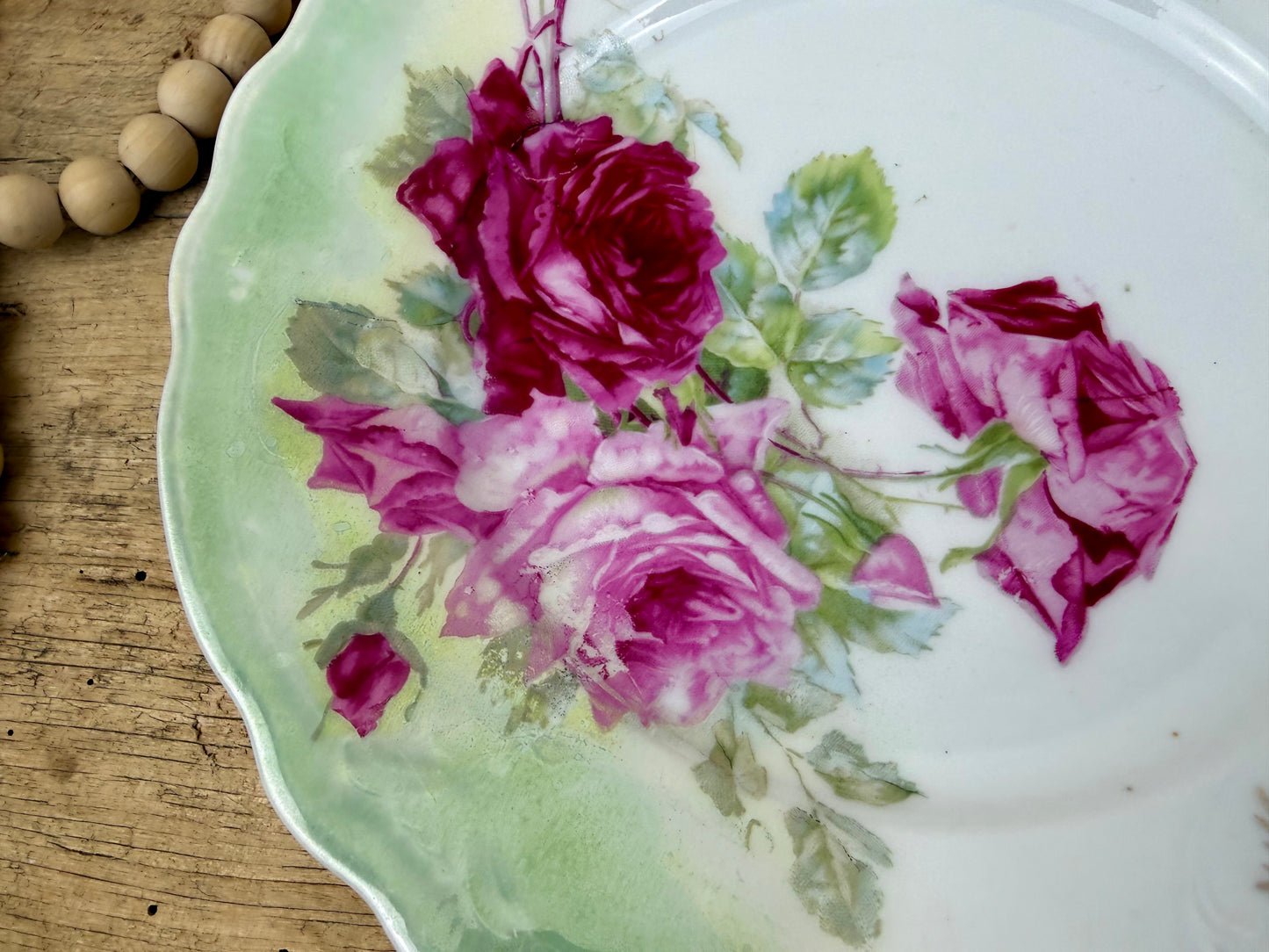 Antique C.T. Altwasser German Porcelain Plate