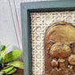 Handmade Upcycled Framed Art with Mushrooms #1