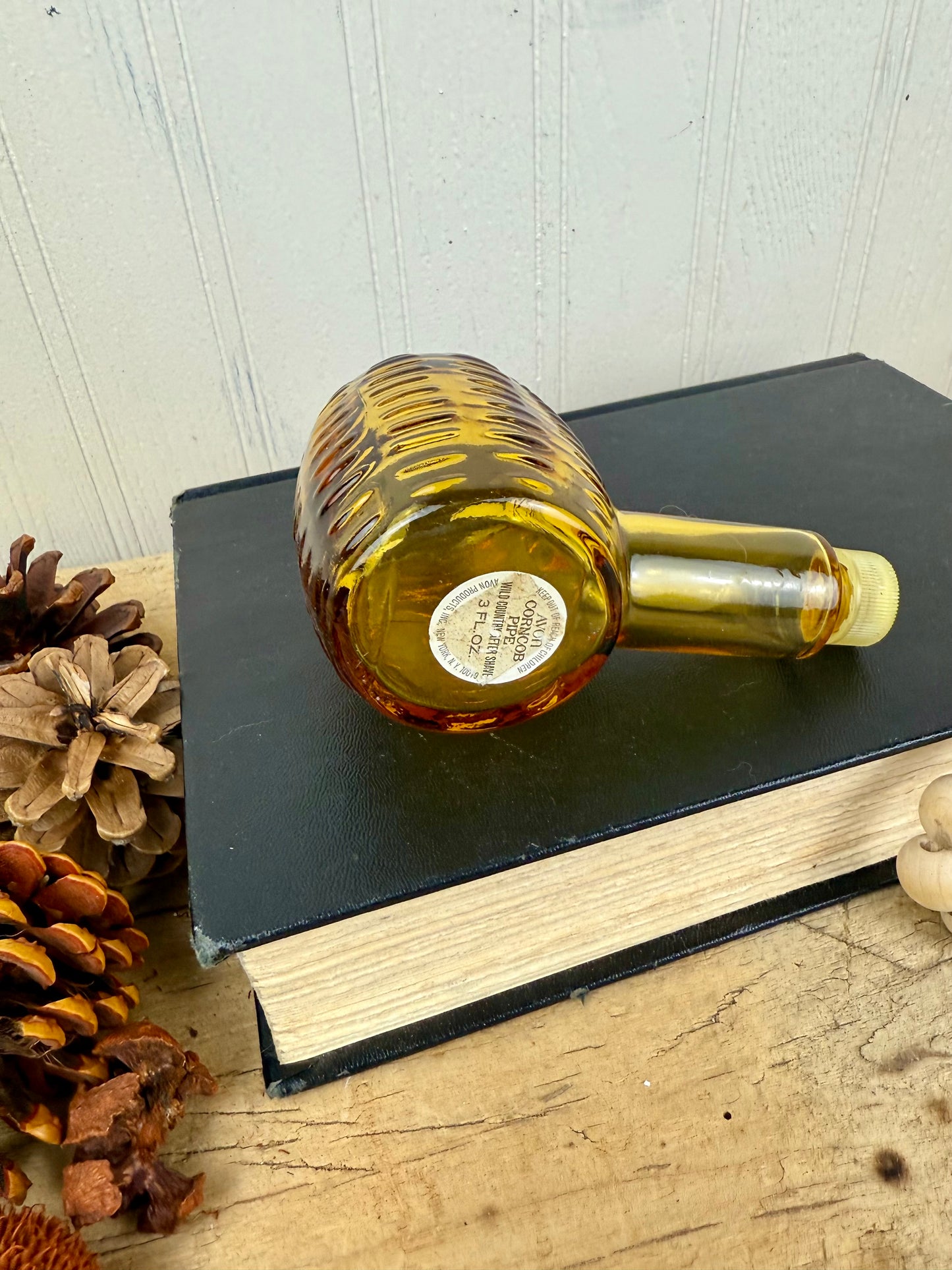 Vintage Avon Corn Cob Pipe Wild Country Aftershave Bottle