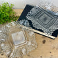 Vintage Indiana Glass Co. Diamond Point Cut Glass Candy Dish Set