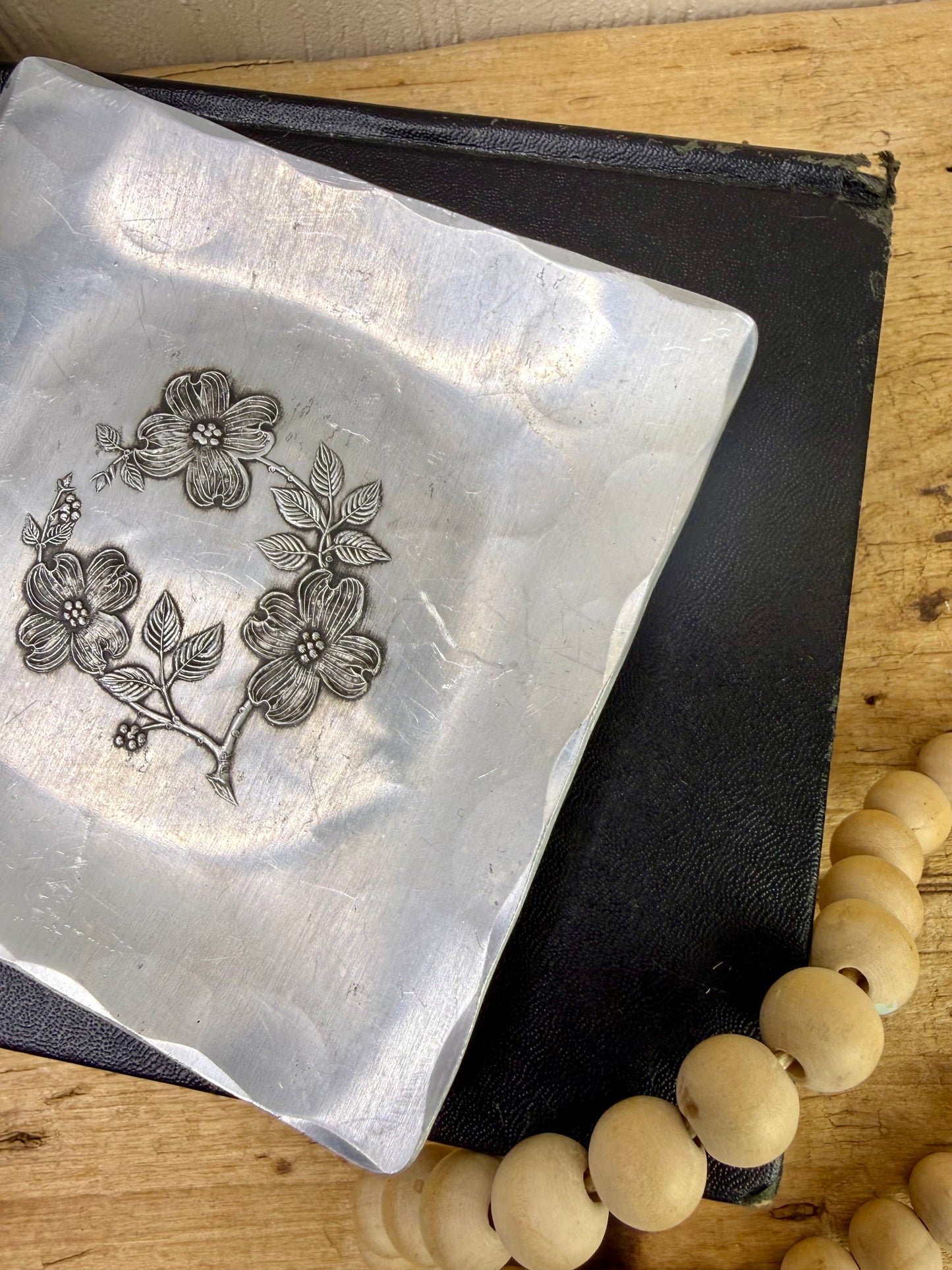 Vintage Hammered Aluminum Trinket Dish by Wendell August Forge