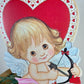 Vintage Valentine’s Cupid Honeycomb Tissue Paper Centerpieces