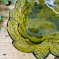 Vintage Indiana Glass Co. Avocado Green Loganberry Candy Dish