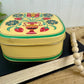 Vintage Folk Art Cookie Tin