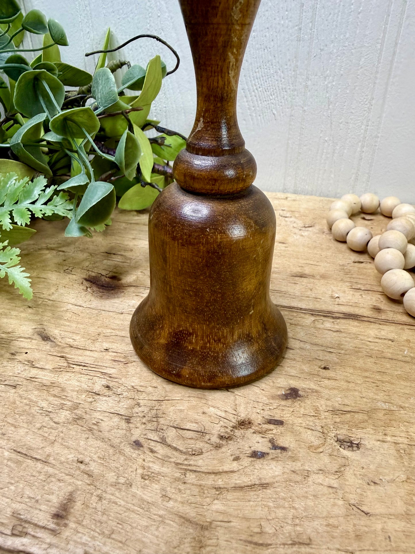 Vintage V.G. Wood Desk Teacher Bell