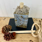 Handmade Reclaimed Wood Boho Block Pumpkin