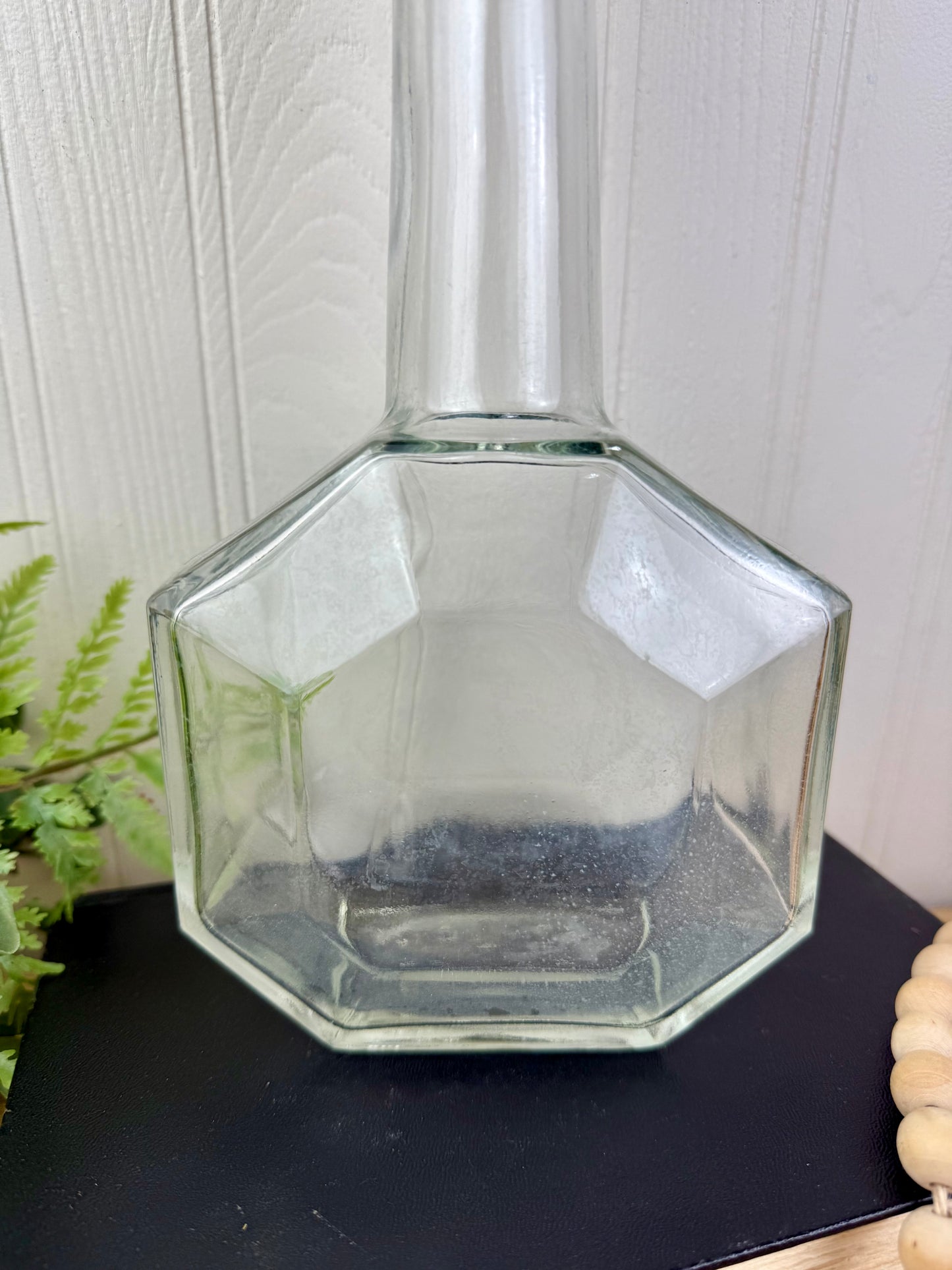 Vintage Anchor Hocking Octagon Long Neck Decanter