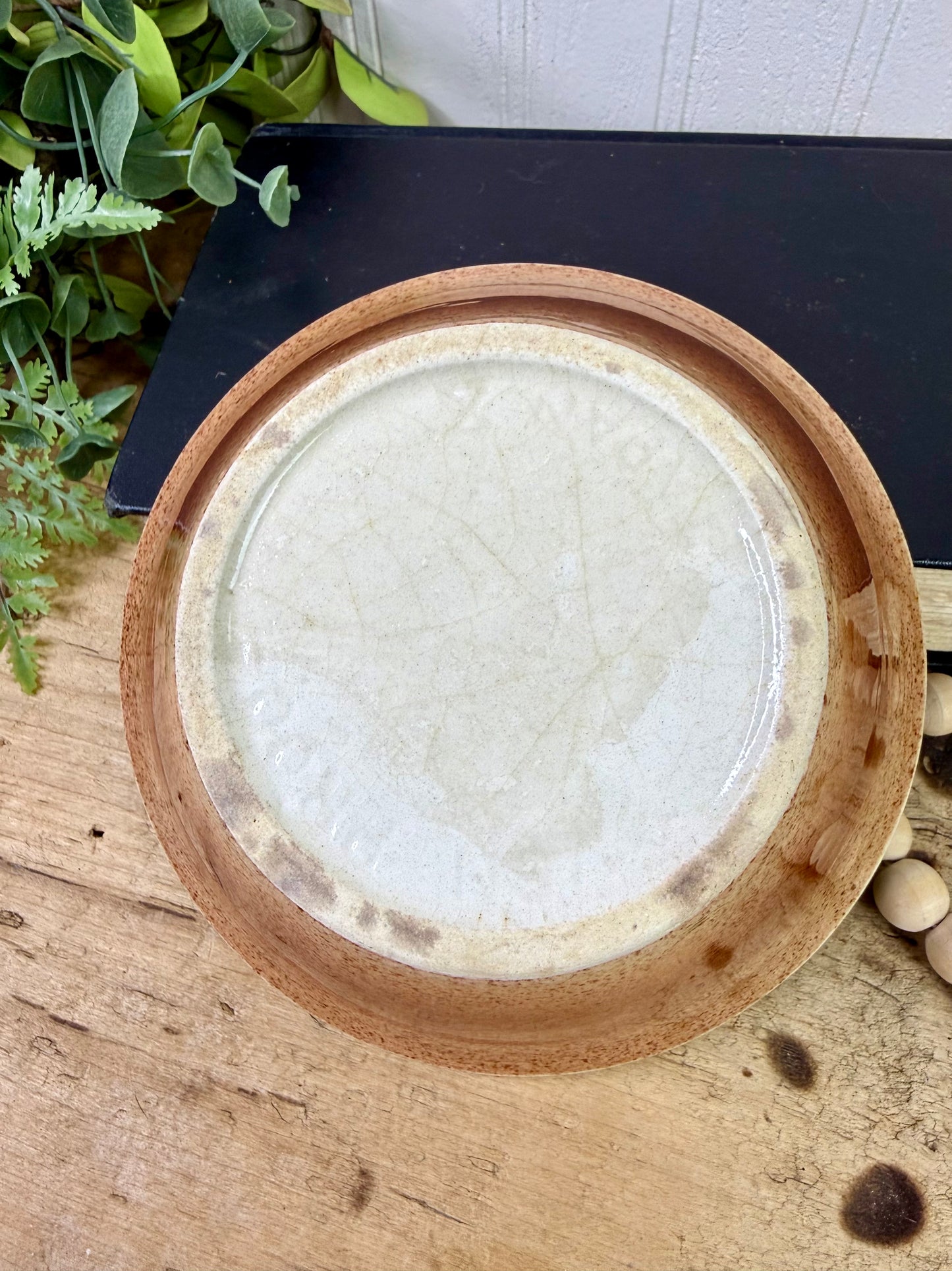 Vintage Mid-Century Oven Proof Stoneware Bowl-A