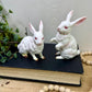 Vintage Lefton Porcelain Bunny Set
