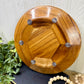 Vintage Handcrafted Hawaiian Monkey Pod Wooden Plate